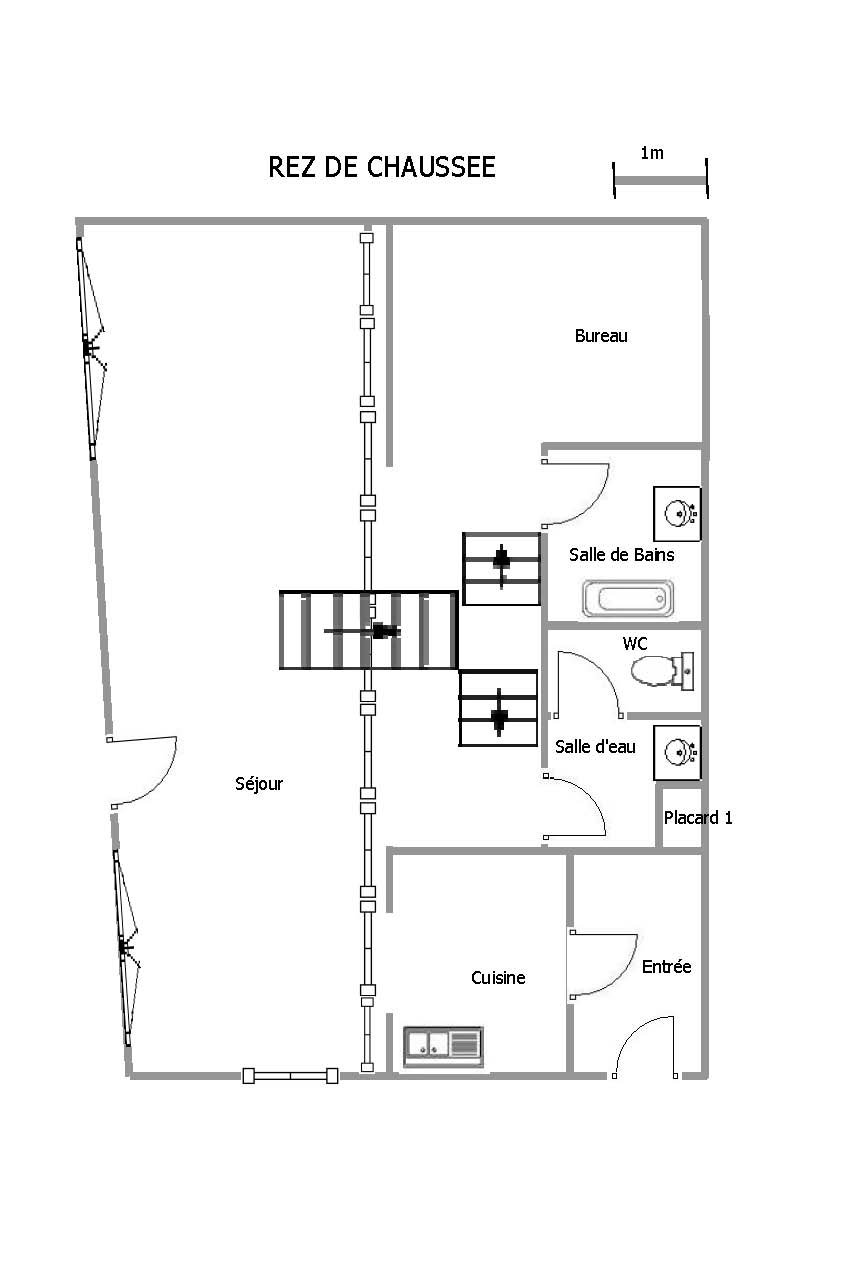 Superbe loft industriel F3 bis - Secteur Calme