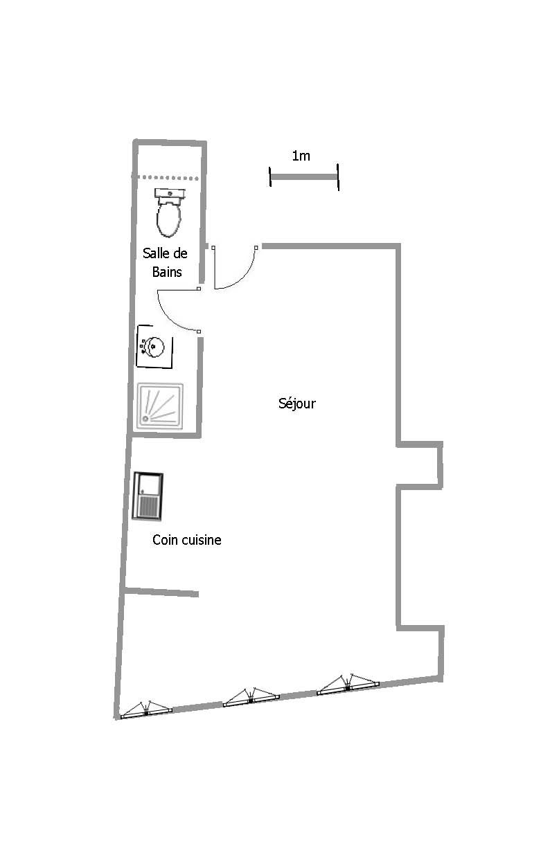 F1 meublé Hypercentre